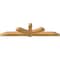 Ekena Millwork Kennewick Rough Sawn Timber Gable Bracket, Western Red Cedar, 108"W x 27"H x 6"D x 6"F, 6/12 Pitch GBW108X27X0606KEN00RWR - alternate 4